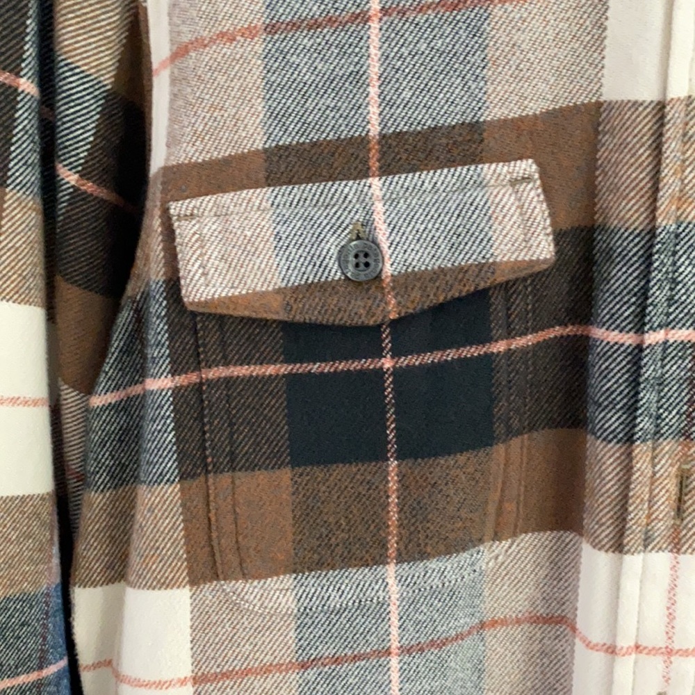 Patagonia Plaid flannel shirt / size 12 - Picture 3 of 5
